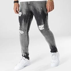 Acheter ❤️ Jean Slim DH-5006 Gris de Classic Series 🔥