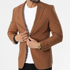 De gros 🔥 Veste Blazer 11597 Camel de Classic Series 😉
