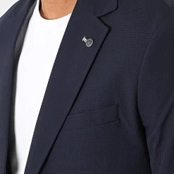 Promo 🔔 Veste Blazer 20407 Bleu Marine de Classic Series 😀 -Classic Series Soldes classic series 318177 20407 5 20220510T160757 02