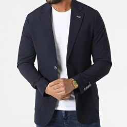 Promo 🔔 Veste Blazer 20407 Bleu Marine de Classic Series 😀 -Classic Series Soldes classic series 318177 20407 5 20220510T160759 03