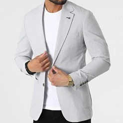 Le moins cher ✔️ Veste Blazer 20407 Gris Clair de Classic Series ✔️