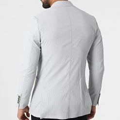 Le moins cher ✔️ Veste Blazer 20407 Gris Clair de Classic Series ✔️ -Classic Series Soldes classic series 318179 20407 4 20220510T155601 04