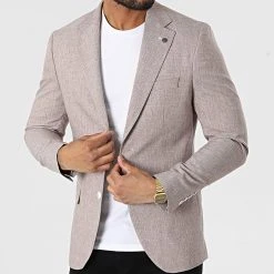 Sortie ⭐ Veste Blazer 20507 Marron Chiné de Classic Series 🛒