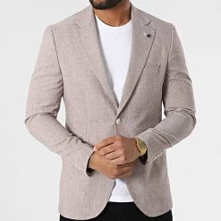 Sortie ⭐ Veste Blazer 20507 Marron Chiné de Classic Series 🛒 -Classic Series Soldes classic series 318180 20507 3 20220510T155657 03