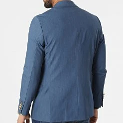 Meilleure affaire ❤️ Veste Blazer 11597 Bleu Chiné de Classic Series 👍 -Classic Series Soldes classic series 318182 11597 BLUE GITANE 20220510T160819 04