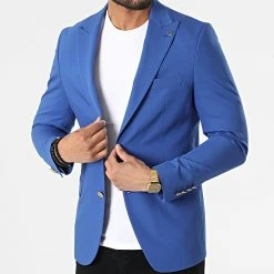 Meilleure affaire 💯 Veste Blazer 11597 Bleu Roi de Classic Series 🌟