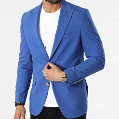 Meilleure affaire 💯 Veste Blazer 11597 Bleu Roi de Classic Series 🌟 8 Meilleure affaire 💯 Veste Blazer 11597 Bleu Roi de Classic Series 🌟 -Classic Series Soldes classic series 318184 11597 BLUE 20220510T155531 03
