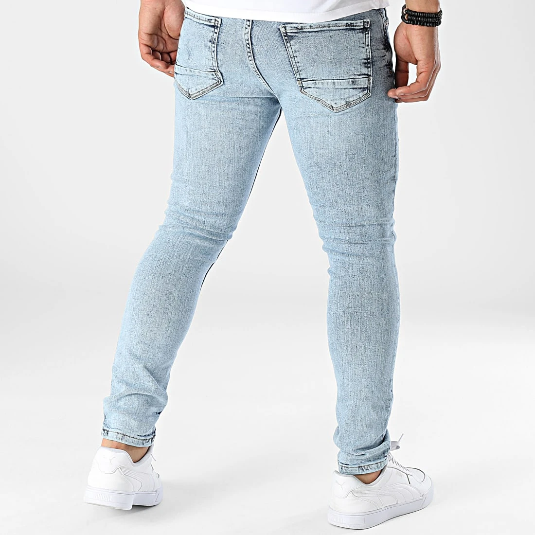 Sortie ✨ Jean Slim DH-5006 Bleu Wash de Classic Series 🎁 6 Sortie ✨ Jean Slim DH-5006 Bleu Wash de Classic Series 🎁 – Image 4