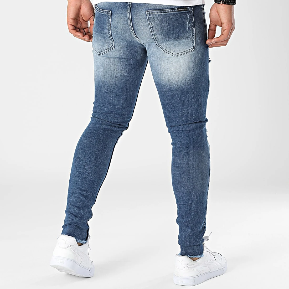 Sortie ❤️ Jean Slim DHZ-3747 Bleu Wash de Classic Series 👍 6 Sortie ❤️ Jean Slim DHZ-3747 Bleu Wash de Classic Series 👍 – Image 4