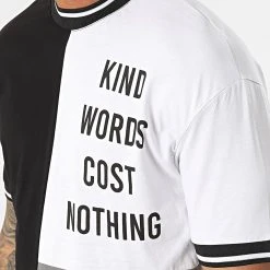 Le moins cher 😉 Tee Shirt G22-613 Noir Blanc de Classic Series ⭐ -Classic Series Soldes classic series 318358 G22 613 SIYAH 20220510T161808 02