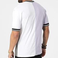 Top 10 🛒 Tee Shirt G22-613 Violet Blanc de Classic Series 👍 -Classic Series Soldes classic series 318362 G22 613 LILA 20220510T161823 04