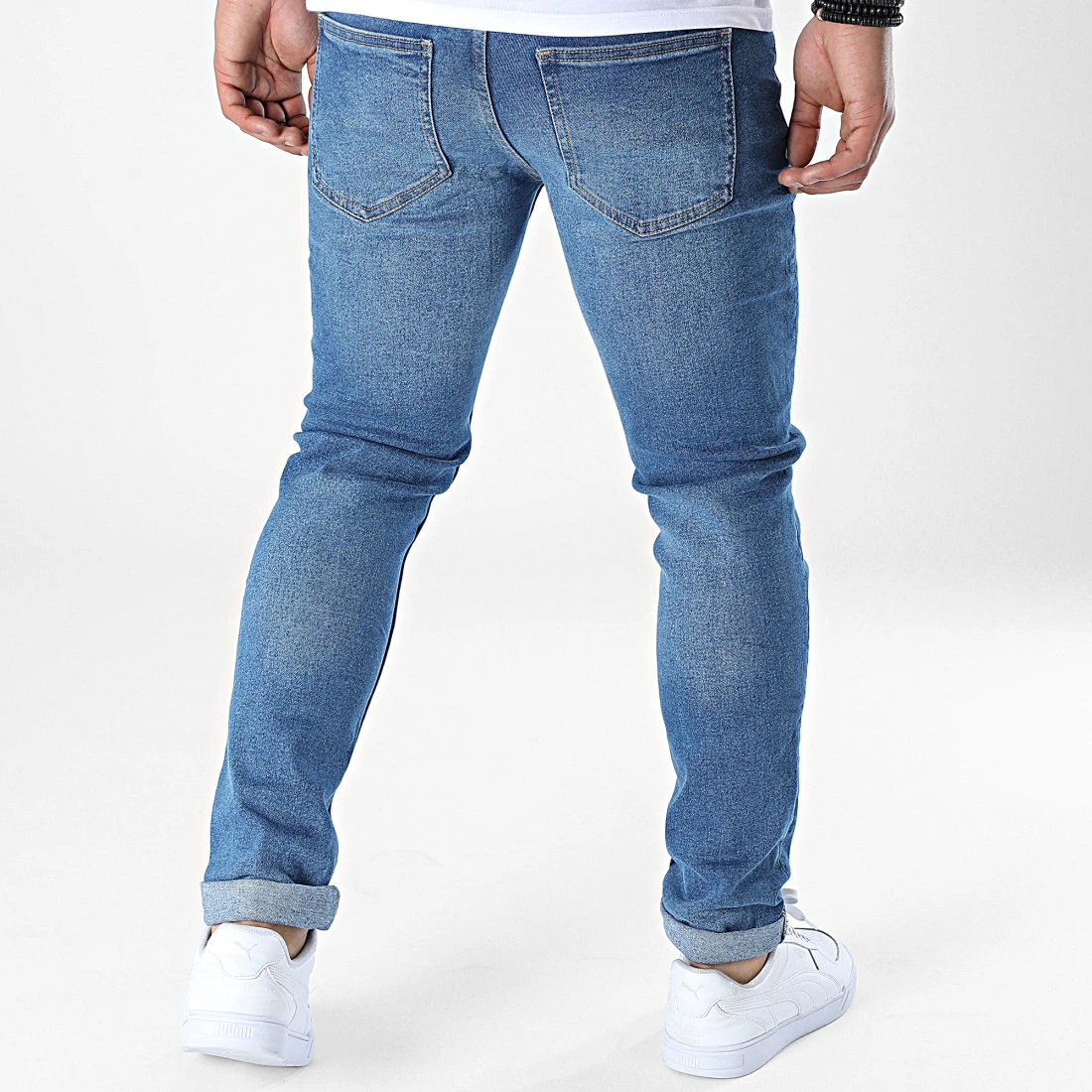 Acheter 😉 Jean Slim DP1000 Bleu Denim de Classic Series ✔️ 6 Acheter 😉 Jean Slim DP1000 Bleu Denim de Classic Series ✔️ – Image 4