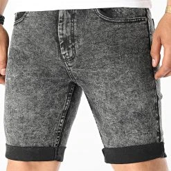Meilleure affaire 🤩 Short Jean Mr Orange Acid Gris de Classic Series ⌛