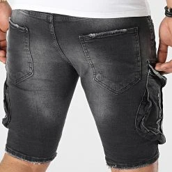 Nouveau ⭐ Short Jean 15381 Gris Anthracite de Classic Series ✨ -Classic Series Soldes classic series 321137 15381 20220603T155235 04