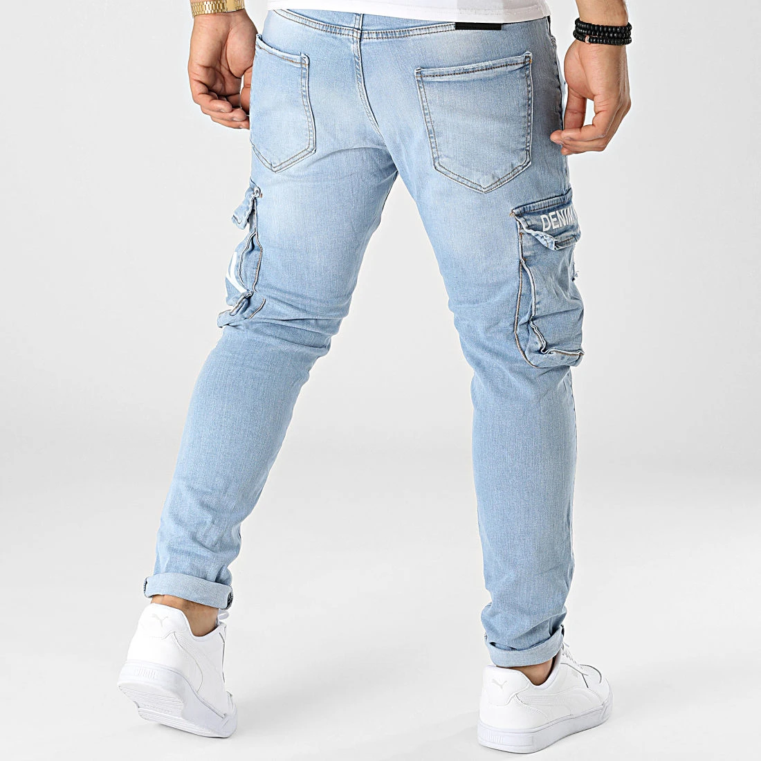 Bon marché 🔔 Jean Skinny Cargo 15359 Bleu Wash de Classic Series ⌛ 6 Bon marché 🔔 Jean Skinny Cargo 15359 Bleu Wash de Classic Series ⌛ – Image 4