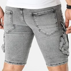 Sortie 😉 Short Jean 15382 Gris Anthracite de Classic Series 🔔 -Classic Series Soldes classic series 321152 15382 20220531T161749 04