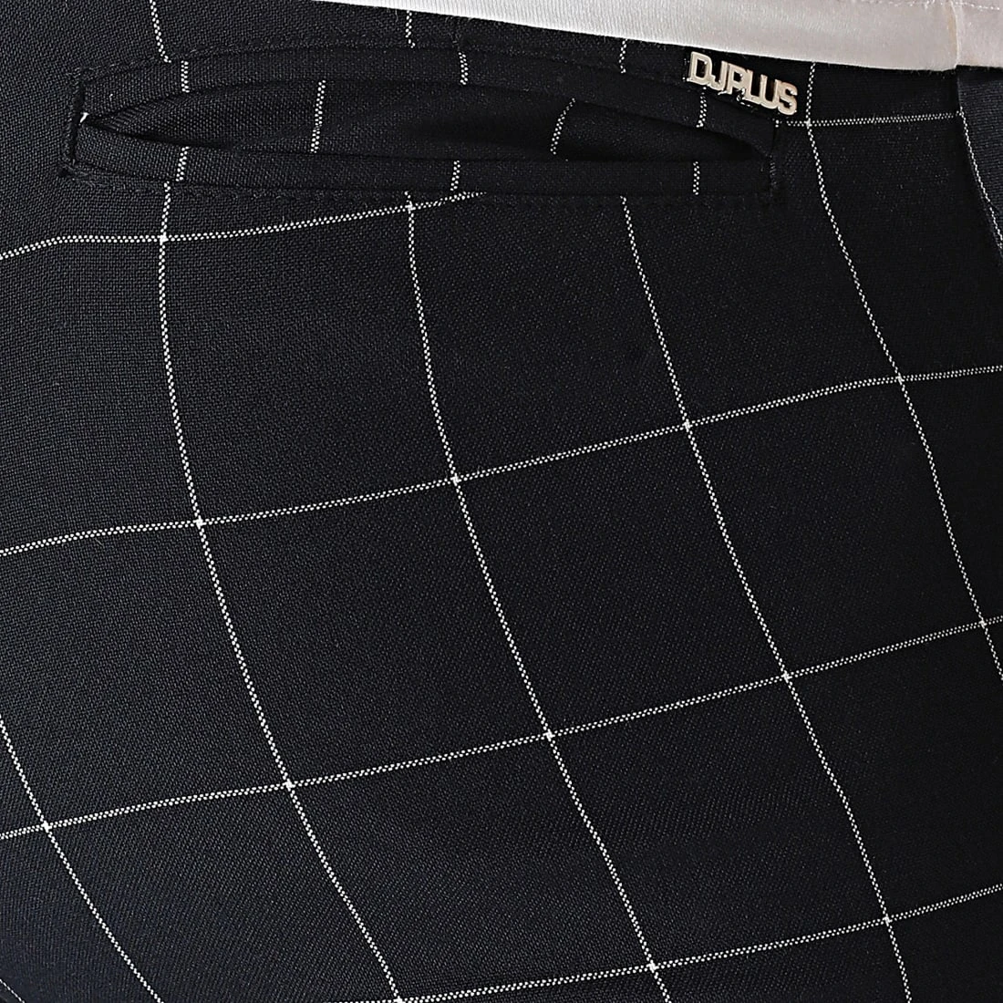 Grosses soldes ⭐ Pantalon Carreaux DJ2287 Bleu Marine de Classic Series 👏 4 Grosses soldes ⭐ Pantalon Carreaux DJ2287 Bleu Marine de Classic Series 👏 – Image 2