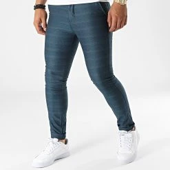 Le moins cher ✔️ Pantalon Carreaux DJ2280 Bleu de Classic Series 🌟