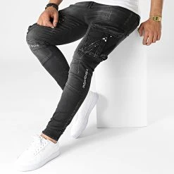 Meilleure vente 🧨 Pantalon Cargo Jean 15326 Noir de Classic Series ⭐ -Classic Series Soldes classic series 321201 15326 20220531T153038 03