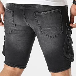 Bon marché 👏 Short Jean 15388 Gris Anthracite de Classic Series ❤️ -Classic Series Soldes classic series 321209 15388 20220531T161701 04