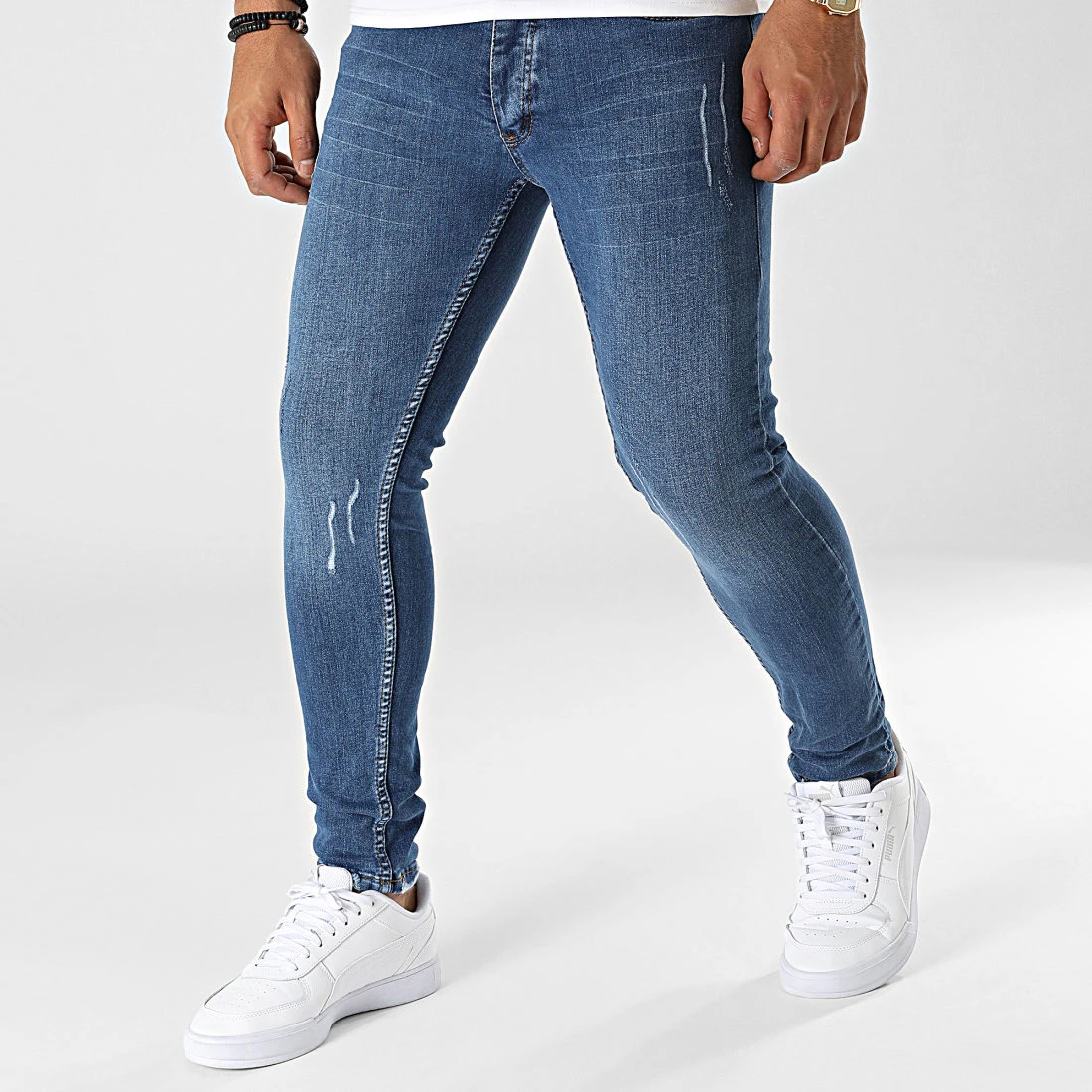 Bon marché 🔥 Jean Skinny 15590 Bleu Denim de Classic Series ⭐ 3 Bon marché 🔥 Jean Skinny 15590 Bleu Denim de Classic Series ⭐