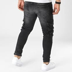Tout neuf ⭐ Jean Skinny Cargo 15358 Noir de Classic Series 🎉 -Classic Series Soldes classic series 321224 15358 20220531T152858 04
