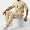 Bon marché 😍 Ensemble Tee Shirt Zippé Jogger Pant F22-911T Beige de Classic Series 🥰 -Classic Series Soldes classic series 321273 F22 911T BEJ 20220530T155547 01