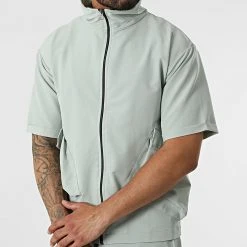 Budget 💯 Ensemble Tee Shirt Zippé Jogger Pant F22-911T Vert Clair de Classic Series 🔥 -Classic Series Soldes classic series 321274 F22 911T MINT 20220530T155506 03