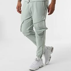 Budget 💯 Ensemble Tee Shirt Zippé Jogger Pant F22-911T Vert Clair de Classic Series 🔥 -Classic Series Soldes classic series 321274 F22 911T MINT 20220530T155507 04