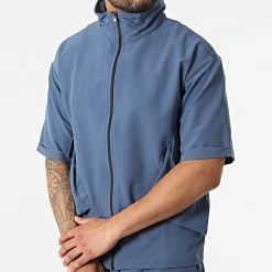 Offres 👏 Ensemble Tee 🧨 Shirt Zippé Jogger Pant F22-911T Bleu Marine de Classic Series ✔️ -Classic Series Soldes classic series 321275 F22 911T MAVI 20220530T155527 03