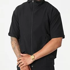 Budget ✨ Ensemble Tee ⌛ Shirt Zippé Jogger Pant F22-911T Noir de Classic Series ❤️ -Classic Series Soldes classic series 321278 F22 911T SIYAH 20220613T162605 03