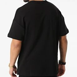 Vente flash 😉 Ensemble Tee Shirt Short Jogging Y203UST Noir de Classic Series ⌛ -Classic Series Soldes classic series 321287 Y203UST SIYAH 20220530T161129 04