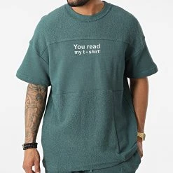 Nouveau 🧨 Ensemble Tee 💯 Shirt Short Jogging Y203UST Vert de Classic Series ❤️ -Classic Series Soldes classic series 321290 Y203UST PETROL 20220530T161331 03