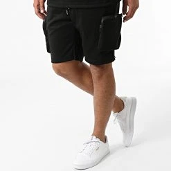 Sortie ⭐ Ensemble Tee Shirt Short Jogging Y022UST Noir de Classic Series 😉 -Classic Series Soldes classic series 321292 Y022UST SIYAH 20220530T161112 05