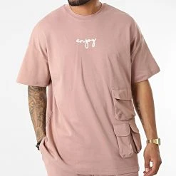 De gros 🎉 Ensemble Tee Shirt Oversize Short Jogging Y205UST Rose de Classic Series 🔥 -Classic Series Soldes classic series 321293 Y205UST SOMON 20220530T161256 03