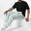 Vente flash 🌟 Ensemble Tee Shirt Pantalon Cargo F22-907T Noir Vert Clair de Classic Series 😍 -Classic Series Soldes classic series 321299 F22 907T SIYAH MINT 20220609T135632 01