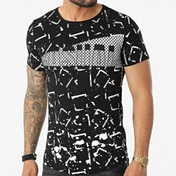 Meilleure vente 😀 Tee 🎁 Shirt Oversize AXI029 Noir de Classic Series ⭐