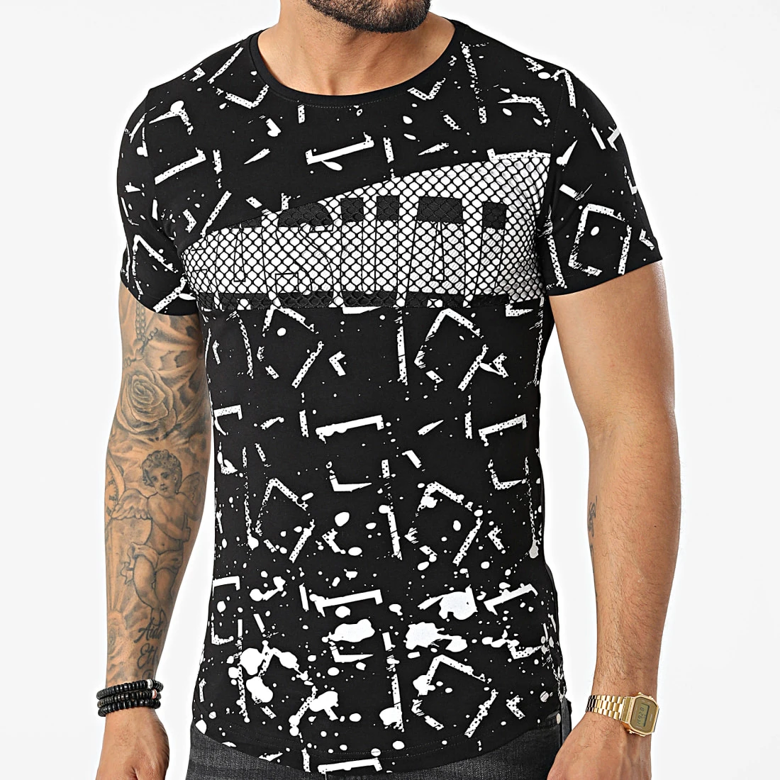 Meilleure vente 😀 Tee 🎁 Shirt Oversize AXI029 Noir de Classic Series ⭐ 3 Meilleure vente 😀 Tee 🎁 Shirt Oversize AXI029 Noir de Classic Series ⭐