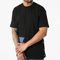 Meilleure vente ✨ Ensemble Tee 🔔 Shirt Pantalon Cargo F22-906T Noir Bleu de Classic Series ✨ -Classic Series Soldes classic series 321302 F22 906T SIYAH MAVI 20220530T155230 03