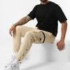 Tout neuf ✔️ Ensemble Tee 🔔 Shirt Poche Pantalon Jogging F22-906T Noir Beige de Classic Series ✨ -Classic Series Soldes classic series 321304 F22 906T SIYAH BEJ 20220530T155250 01