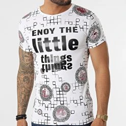 Vente flash 🔥 Tee ✔️ Shirt AXI028 Blanc de Classic Series ✨