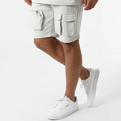 Offres ⌛ Ensemble Tee 🧨 Shirt Oversize Short Jogging Y205UST Gris de Classic Series 🤩 -Classic Series Soldes classic series 321335 Y205UST GRI 20220530T161223 05