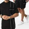 Grosses soldes 🤩 Ensemble Tee Shirt Oversize Short Jogging Y258UST Noir de Classic Series 🎉 -Classic Series Soldes classic series 321340 Y258UST SIYAH 20220530T161051 01