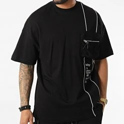 Grosses soldes 🤩 Ensemble Tee Shirt Oversize Short Jogging Y258UST Noir de Classic Series 🎉 -Classic Series Soldes classic series 321340 Y258UST SIYAH 20220530T161053 03