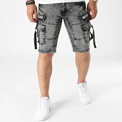 Le moins cher ⌛ Short Jean E9660 Gris de Classic Series 🌟 -Classic Series Soldes classic series 321672 E9660 20220603T143953 03