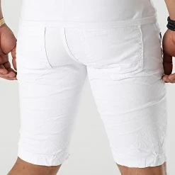Nouveau ✨ Short Jean Slim E7788 Blanc de Classic Series 🎁 9 Nouveau ✨ Short Jean Slim E7788 Blanc de Classic Series 🎁 -Classic Series Soldes classic series 321686 E7788 20220608T160349 04