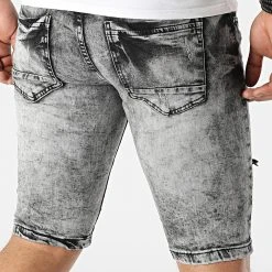 Vente flash 🔥 Short Jean E7767 Gris de Classic Series 🧨 -Classic Series Soldes classic series 321726 E7767 20220603T141228 04