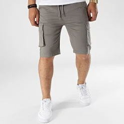 Sortie ❤️ Short Cargo JIB-DP-SS22-058 Gris de Classic Series ✔️ -Classic Series Soldes classic series 321922 JIB DP SS22 058 176 20220609T123237 03