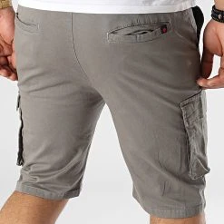 Sortie ❤️ Short Cargo JIB-DP-SS22-058 Gris de Classic Series ✔️ -Classic Series Soldes classic series 321922 JIB DP SS22 058 176 20220609T123238 04