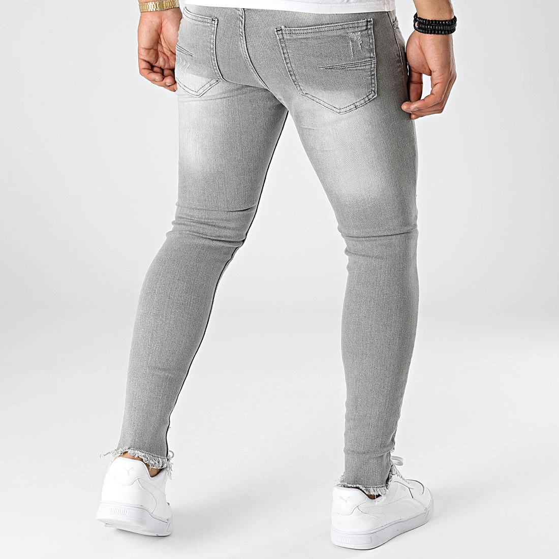 Nouveau 🤩 Jean Skinny DHZ-3739 Gris de Classic Series ✔️ 6 Nouveau 🤩 Jean Skinny DHZ-3739 Gris de Classic Series ✔️ – Image 4